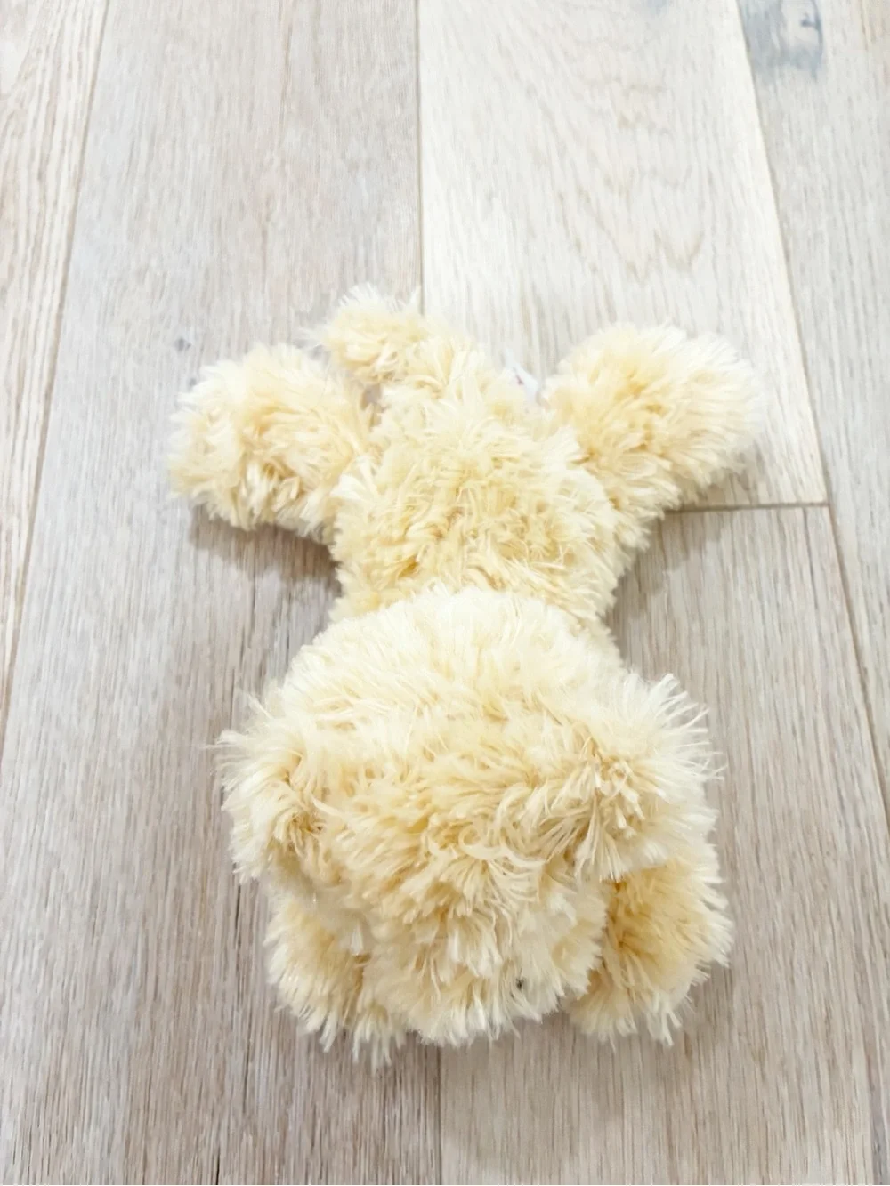 Plush Cream Puppy Stuffed Animal - Soft Cuddly Companion